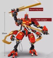 Bloques De Construcción Creativos Ninja Mecha 685pcs Modelo De Ninja Escalador Juguetes Para Niños Regalo De Navidad - details 1