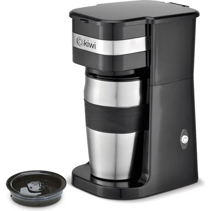 Kiwi - Cafetera con Taza Portátil 420cc 700W - Compacta y Ligera - Ergonómica y Fácil de Limpiar - 1