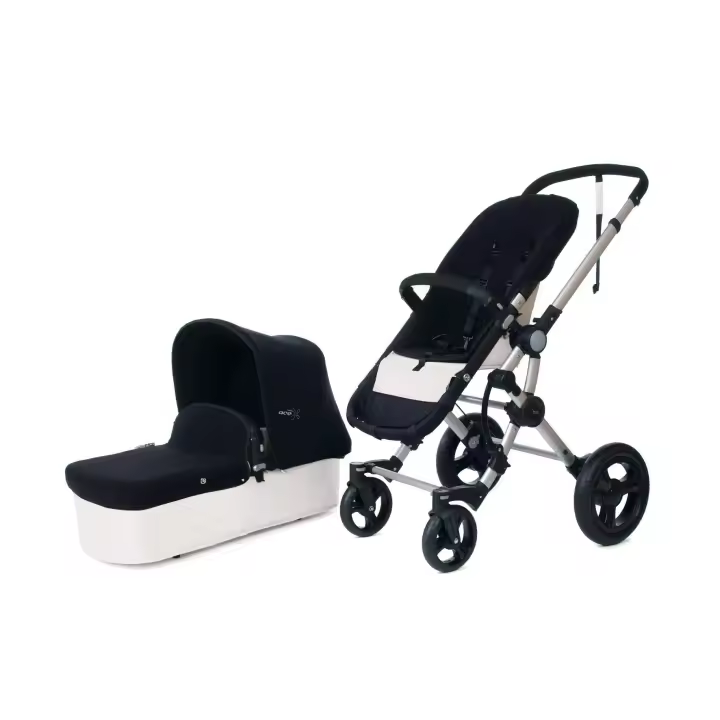 SET CARRITO  BABY ACE  POLAR NEGRO 3 PIEZAS NO ES UN COCHECITO - 1