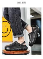Zapatillas De Hombre Para El Jardín Y La Playa Zapatos De Comodidad Con Suela Gruesa Sandalias De Casa Exterior Clogs EVA Medio Tacón Estilo Sólido - details 13