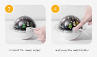 Proyector De Estrella De Navidad Con Humidificador LED USB Luz Ambiente Para Dormitorio Iluminación De Ambiente Con Humidificador Creativo - details 16