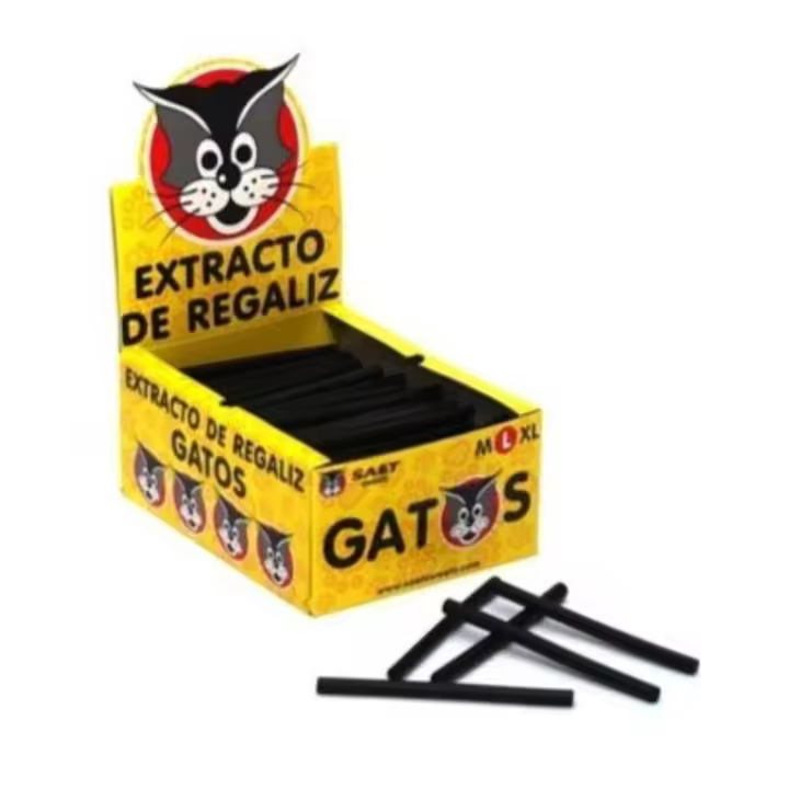 Regaliz Negro Gato M | Aproximadamente 400 Unidades - 1