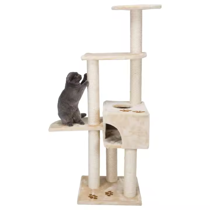 Poste Rascador Alicante, 142 cm, Beige - 1