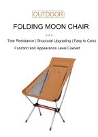 Silla De Camping Naturehike Silla De Luna Con Espalda Alta Ultraligera Plegable Portátil Soporte De Carga De 120Kg Silla De Rocking Para Viajes Y Pesca Al Aire Libre - details 3