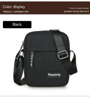 Bolso De Hombro De Nylon Para Hombre Color Sólido Bolso Cruzado Casual Y Moda Retro Estilo Europeo Y Americano - details 7