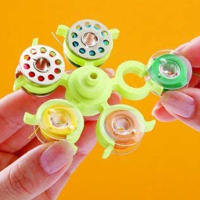 Organizador De Hilo Para Costura Y Bordado Torre De Almacenamiento Para 30 Bobines De Hilo Plástico Soporte Para Máquina De Coser Herramienta DIY Para Mujeres Y Hombres - details 4