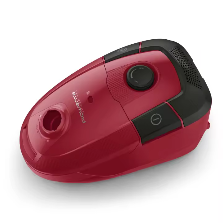 Aspirador Bolsa para el polvo Rowenta RO3134  | Filtrado, 900W, Succión excelente en todo tipo de suelos y superficies, 76dB, 8,8 m Radio, Rojo - 1