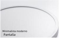 Lámpara De Techo Inteligente LED MARPOU 0.9 Pulgadas Para Dormitorio Moderna Y Ultrafina Para Habitación Control Remoto Por App - details 8