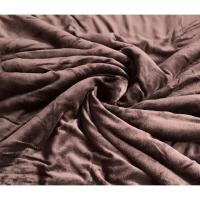 Manta sofá Gruesa invierno sedalina en Marrón y borreguito polar sherpa  Aislamiento Térmico y Suavidad Extra-Mercatienda.es - details 3