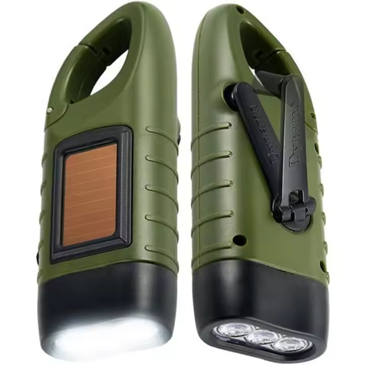 The interior solar de manivela, lámpara LED DE EMERGENCIA recargable, the interior de supervivencia para acampar al Aire Libre y montañismo [Clase Energética A ++] - 1