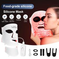 Máscara De Terapia De Luz Roja De Silicona 7 Colores LED Para Rejuvenecimiento Anti-Edad Con Protección Ocular Y Alumbrado Facial - details 3