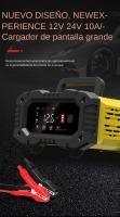Cargador Inteligente De Batería Para Coche Y Motocicleta 20A/10A 12V/24V Compatible Con Lithium AGM GEL Lead-Acid LiFePO4 - details 3