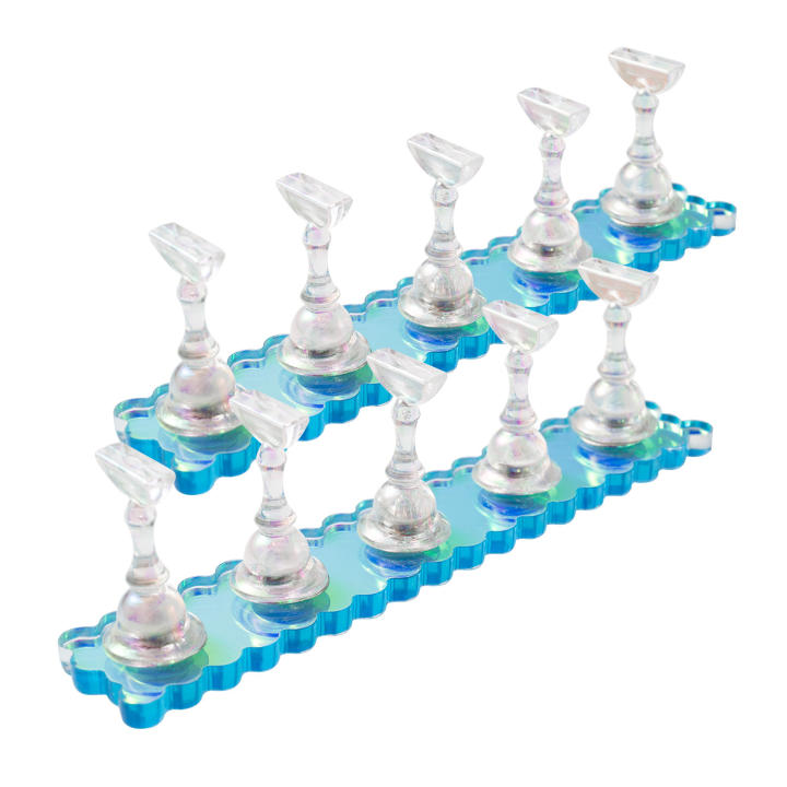 Set De 2 Juegos De Artesanía De Uñas Magnéticas Reutilizables Con Base Magnética Herramienta De Decoración Para Uñas DIY Y Salón De Manicura