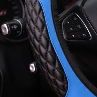 Cubierta De Volante De Coche Artificial De Lobo Suave Y Cómoda Para 14.5-15 Pulgadas Sin Anillo Interior Estilo Estéreo - details 14