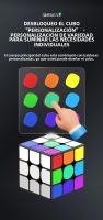 Cubo Mágico 3x3x3 Qiyi Qimeng V3 Juguete Educativo Profesional Para Niños Puzzle De Plástico Mini Juguete Para Edad Superior a 3 Años - details 6