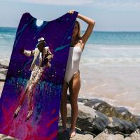 Toalla De Playa Para Niños Dibujos Animados Michael Jackson Absorbente Y Secado Rápido Tela De Microfibra Para Baño Piscina Viajes - details 4