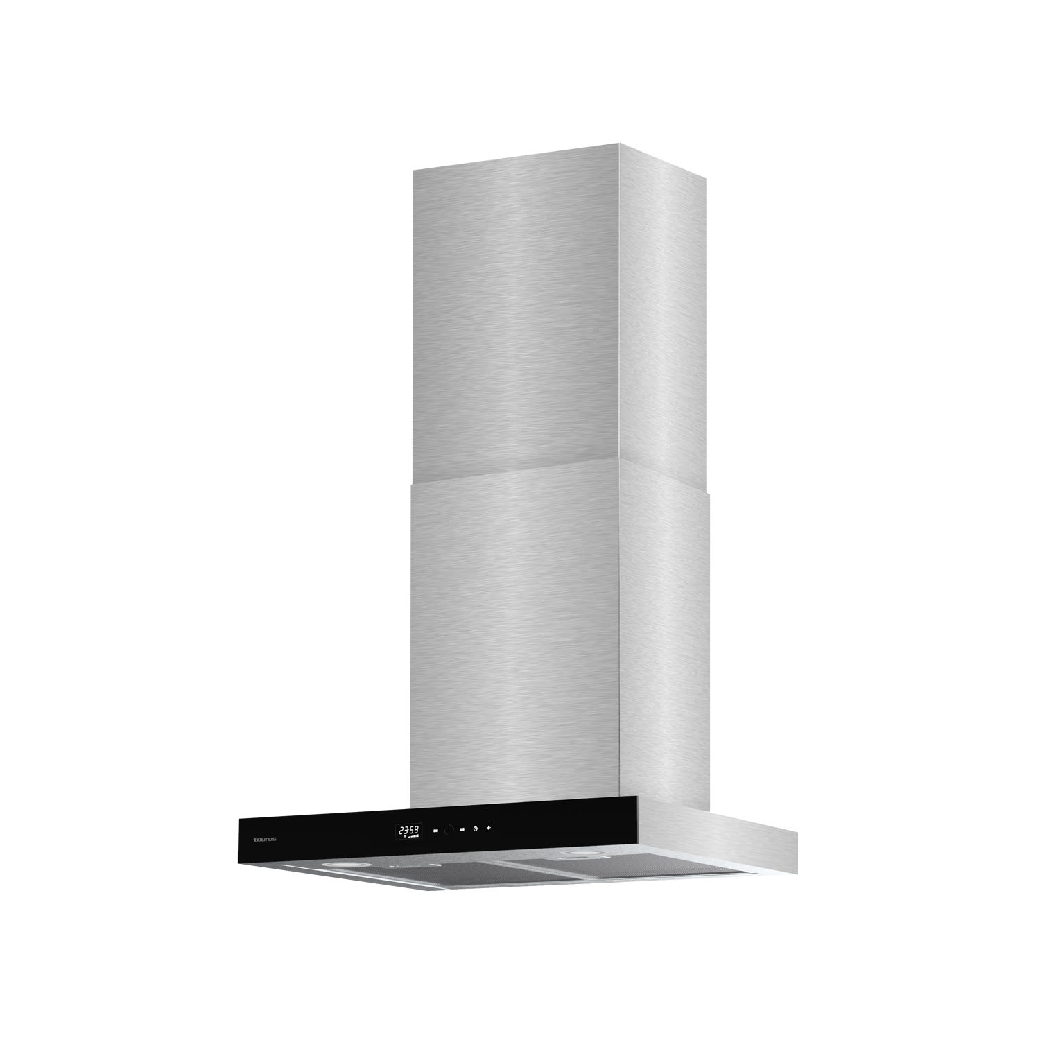 Taurus - Campana extractora T60IXAL. Color Gris. Material producto Acero inoxidable. Potencia 200 W. Longitud del cable 130 cm