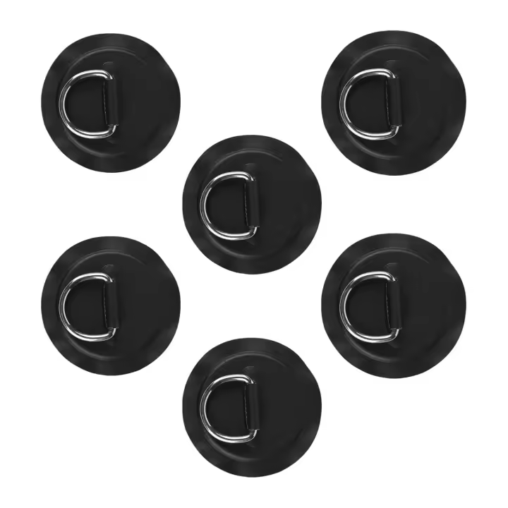 Para accesorios de Barco de Kayak de PVC, parches de almohadilla D para tablas de surf, kayak y Canoe, Blanco - 1