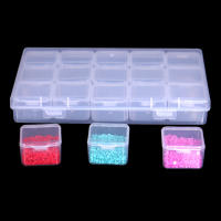 Caja De Diamantes Para Pintura DIY 30 Cuadrículas Caja De Almacenamiento Para Joyería Y Uñas Contenedor De Herramientas De Arte - details 11