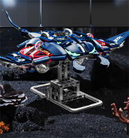 Bloques De Construcción Técnicos Mecánicos Mantis Camarón Rayo De Mar Modelo De Animal Acrílico Juguete De Montaje Para Niños Regalo - details 15