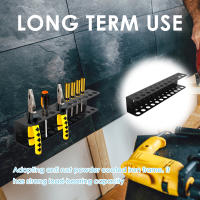 Organizador De Herramientas Pared Montado Eje De Destornillador Y Llave En Racks Porta Pinzas Para Garage Y Trabajo 14/23 Agujeros Negro IRON - details 7