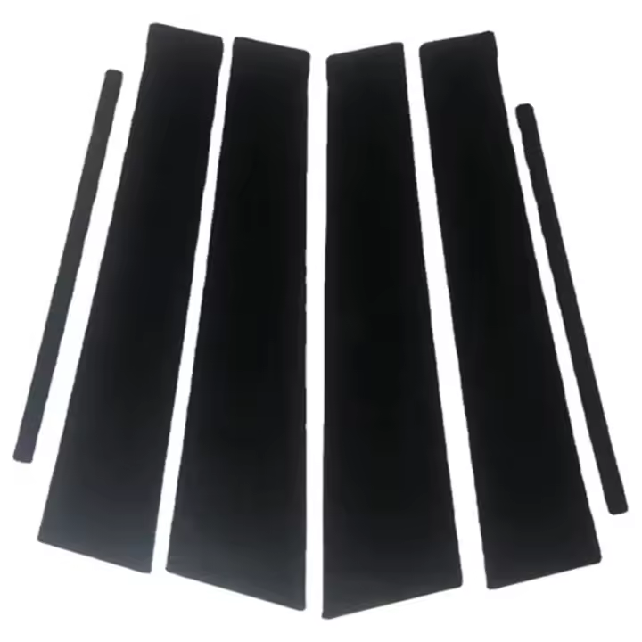 Cubiertas De Puerta Negras Brillantes Para Kia Sportage 2011-2016 Accesorios De Decoración Y Protección De Postes De Coche - 1