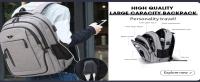 IKE MARTI 1 Mochila de viaje de hombro para mujer de gran capacidad con cremallera para deportes y yoga de fin de semana - details 2