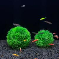 Bola De Grama Simulada Para Acuario Decoración De Jaula De Peces Plástica Para Paisajismo En Tanque De Agua - details 2