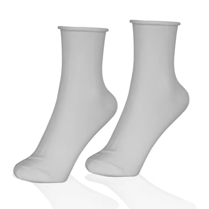 Geshop 6 Pares Calcetines Tobilleros Sin Puño Anti Presión de Suave Algodón  Calcetín Remate Sin Puño  Tobillero Hombre y Mujer  Color Negro/Blanco - 1
