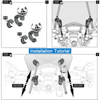Parabrisas Ajustable Universal Para Motocicleta Cubierta De Viento Para HONDA CBR600RR CB1000R GXSR 600 750 MT07 MT09 De Plástico ABS De Alta Calidad - details 2