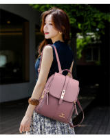 Mochila Grande Para Mujer De Cuero De Alta Calidad Bolsa Vintage Con Gran Capacidad Para Viajes Y Escuela Bolsa De Libros Rucksack Con Manija Suave Y Múltiples Bolsillos - details 9