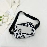 Bolsa De Pecho Para Mujer Con Estampado De Leopardo Bolso Transversal De Nylon Moda Bolsa De Hombro Y Cinturón Para Damas - details 11
