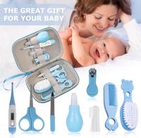 Kit Bebe Recien Nacido Higiene, MKNZOME 8 piezas Set Cuidado Bebe Recien Nacido con Estuche de Transporte Kit de Aseo para Bebés Regalo para Recién Nacidos Niños Pequeños - details 1