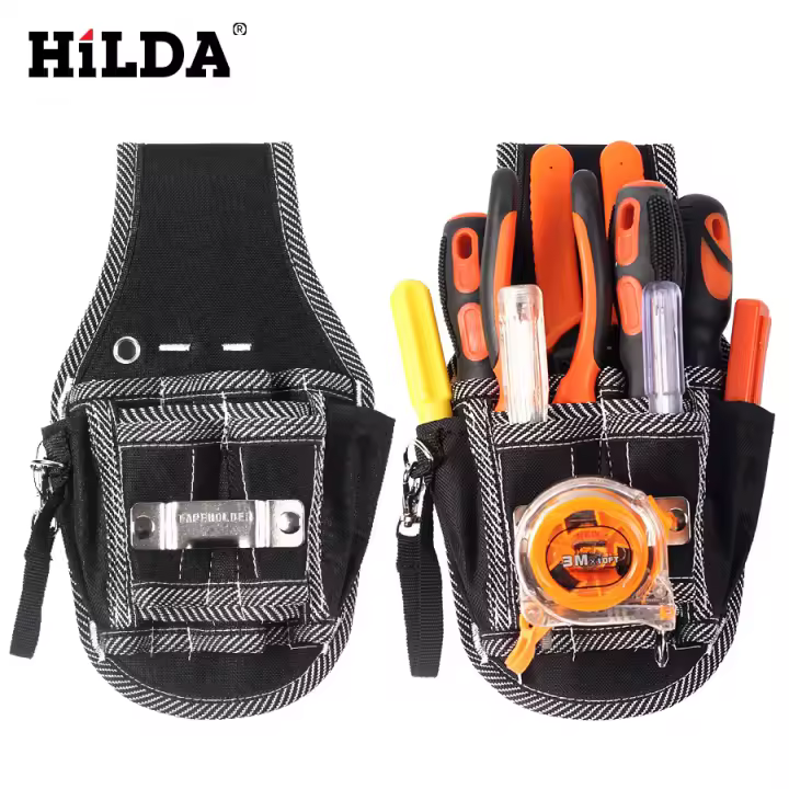 Bolsa De Herramientas HILDA Para Electricista Almacenamiento De Ropa De Hardware Cinturón Para Herramientas DIY De Tela Oxford - 1