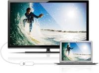 FGNS Adaptador Mini-DisplayPort macho a HDMI Hembra, Convertidor Mini DisplayPort( Thunderbolt)4K a HDMI para MacBook Air y Pro, iMac, Mac Mini, Microsoft Surface Pro y Dock, Monitor, Proyector y más(BLANCO) - details 2