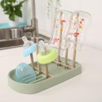Soporte De Botella Para Bebé Multifuncional Portátil De Color Verde Con Sistema De Drenaje Desmontable Para Secado - details 1