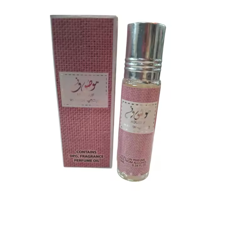 Perfume roll on Mousuf Wardi Ard al Zaafaran 10ml,Fragancia femenina en aceite, sin alcohol, Roll on para mujer ,Perfume tamaño pequeño 10ml NOVEDAD - 1