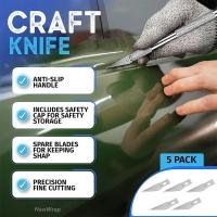 Kit De Herramientas Para Vinilo De Coche Láminas De Ventana Espátula De Vinilo Cuchillo Cortador Herramientas De Adornos Para Vehículos - details 13