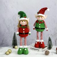 2pcs Muñecos De Enano Navideños Telescopio Para Colgar En La Puerta Decoraciones De Elfos Para Niños Regalos De Navidad - details 1