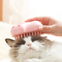 Cepillo De Vapor Para Gatos Y Perros 3 En 1 Masajeador De Pelo De Mascotas Eliminador De Pelos Electrodoméstico De Baño Para Animales De Compañía - details 0