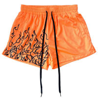 Shorts De Verano Para Hombres 2024 Tres Puntos Alrededor De La Rodilla Deportivos Transpirables Y De Secado Rápido Para Running - details 20