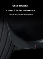 Mangas De Barro Para Tesla Model 3 Highland 2024 Guardabarros Oficiales Antelastos Delanteros Y Traseros Accesorios Model3 Material TPE - details 10