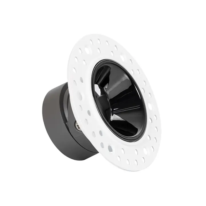 Ledkia Aro Downlight Cónico Lux para Foco Modular LED Corte Ø 55 mm en Escayola/Pladur  Blanco - 1