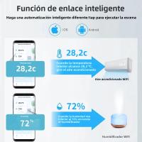 Sensor De Temperatura Y Humedad Zigbee/WiFi Tuya Compatible Con Alexa Y Google Assistant Para Hogar Conectado ONENUO TH08/TH08Z - details 7