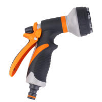 Pistola De Rociador De Jardín Con 7/8 Modos Para Riego Alta Presión Agua Suave Grip Plástico Para Plantas Césped Y Yarda - details 1