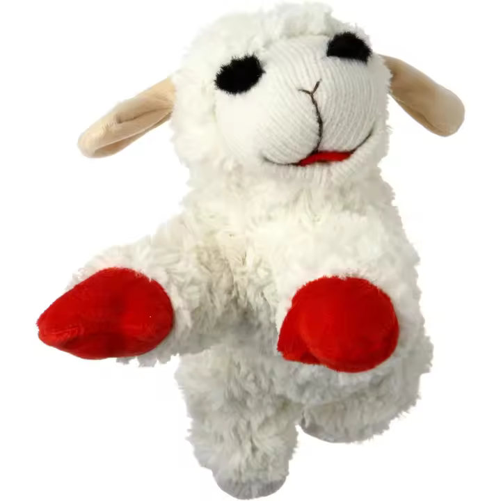 Peluche para Perro, Lambchop, 25 cm, Blanco, large - 1