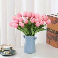 10PCS Flores Artificiales De Tulipán Toque Real Para Scrapbooking Vaso Para Decoración De Hogar Y Boda Arco De Rosas Para Jardín Guirnalda Regalo Para Mamá Bouquet - details 12