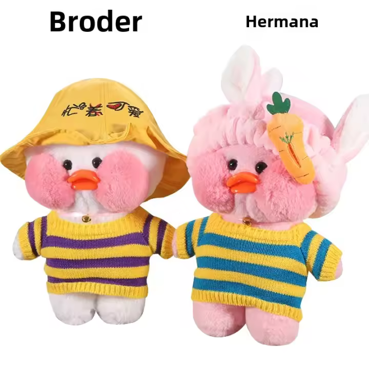 Muñeco De Peluche De Pato Lalafanfan De 30cm Dulce Y Suave Regalo De Cumpleaños O Navidad Para Niñas Y Amigos Decoración De Cojín - 1