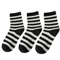 Calcetines De Lana Japonesa Estilo Coreano Para Mujeres Calcetines De Moda Casual Con Patrón Rayado Talla Única Paquete De 6 - details 7