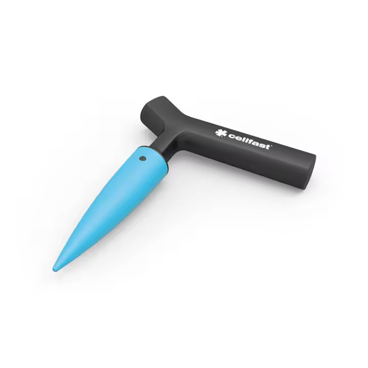 Cellfast Plantador de Mano Energo - Jardinería - Acero Inoxidable - Mango Composite - Safe Touch - Sets para Exterior - 1